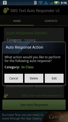 SMS Text Auto Responder v3 android App screenshot 3