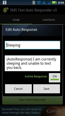 SMS Text Auto Responder v3 android App screenshot 4