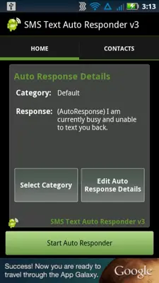 SMS Text Auto Responder v3 android App screenshot 7